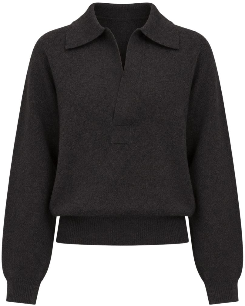 Victoria Beckham T-Shirts And Polos Ore Melange Donkergrijs