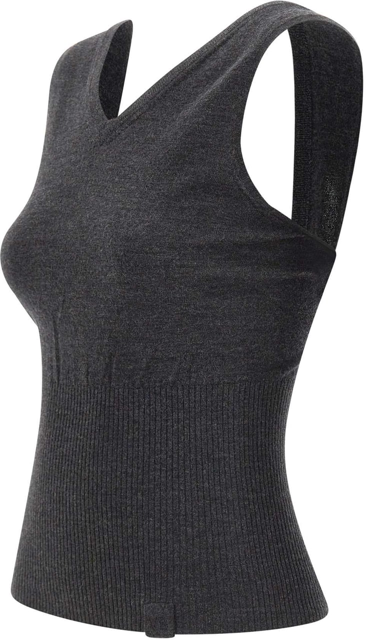 Victoria Beckham Top Grey Donkergrijs