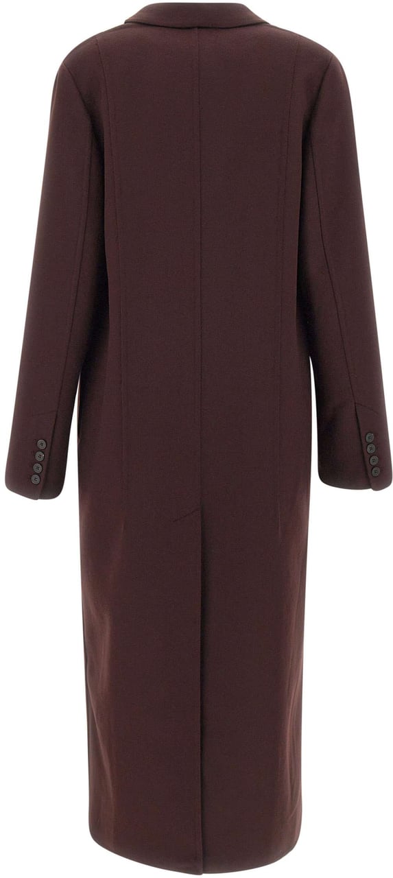 Victoria Beckham Coats Red Maroon