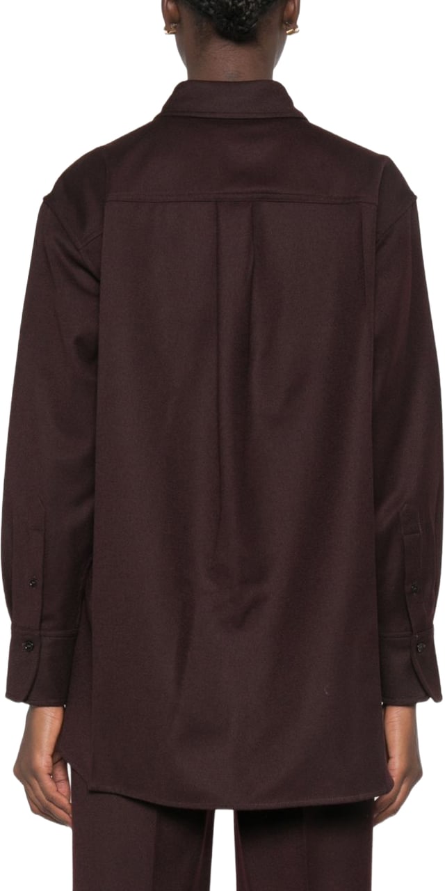 Victoria Beckham Shirts Bordeaux Maroon