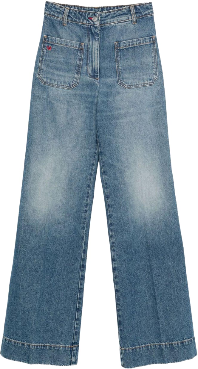 Victoria Beckham Jeans Blue Blauw