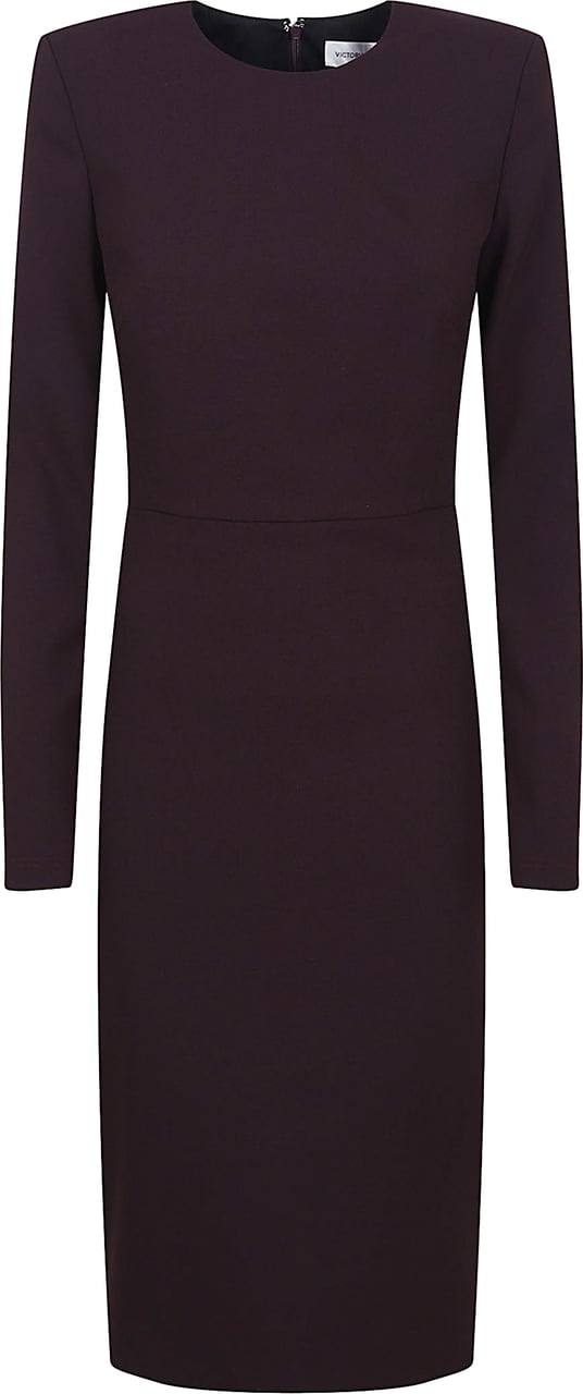 VICTORIA BECKHAM LONG SLEEVE T-SHIRT FITTED Rood
