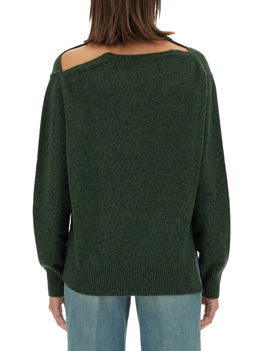 Victoria Beckham WOOL JERSEY. Groen