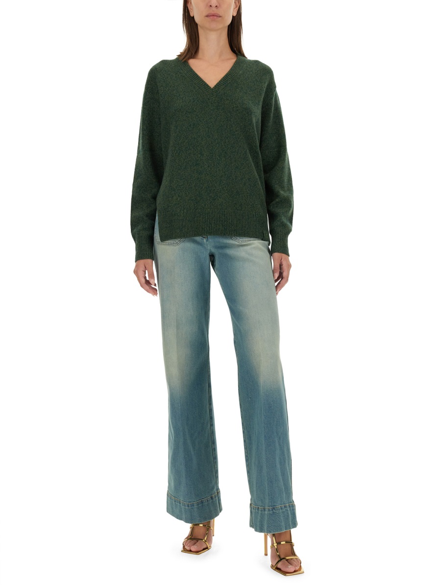 Victoria Beckham WOOL JERSEY. Groen