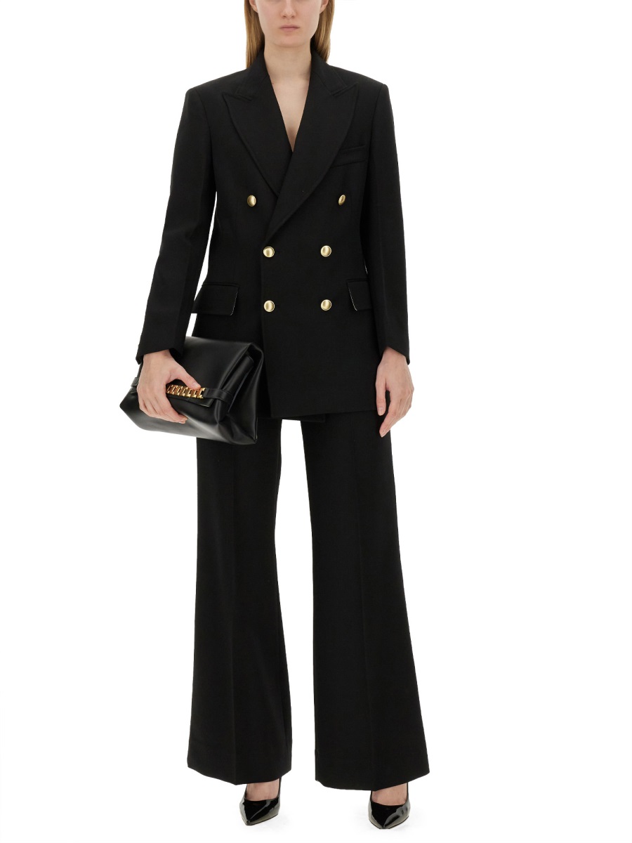 Victoria Beckham DOUBLE-BREASTED JACKET Zwart