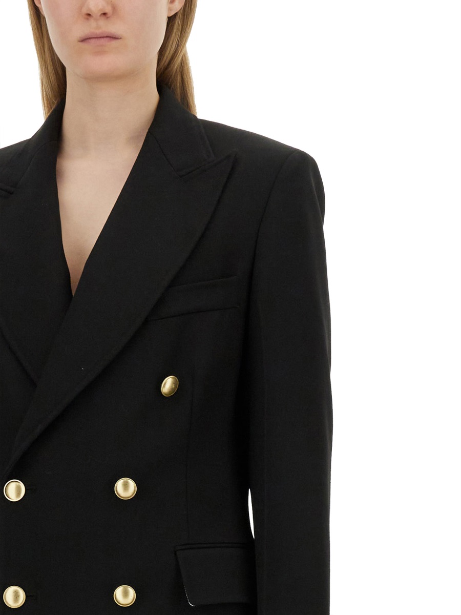 Victoria Beckham DOUBLE-BREASTED JACKET Zwart