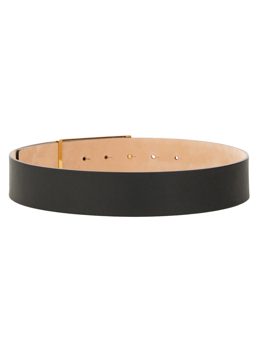 Victoria Beckham JUMBO FRAME BELT Zwart