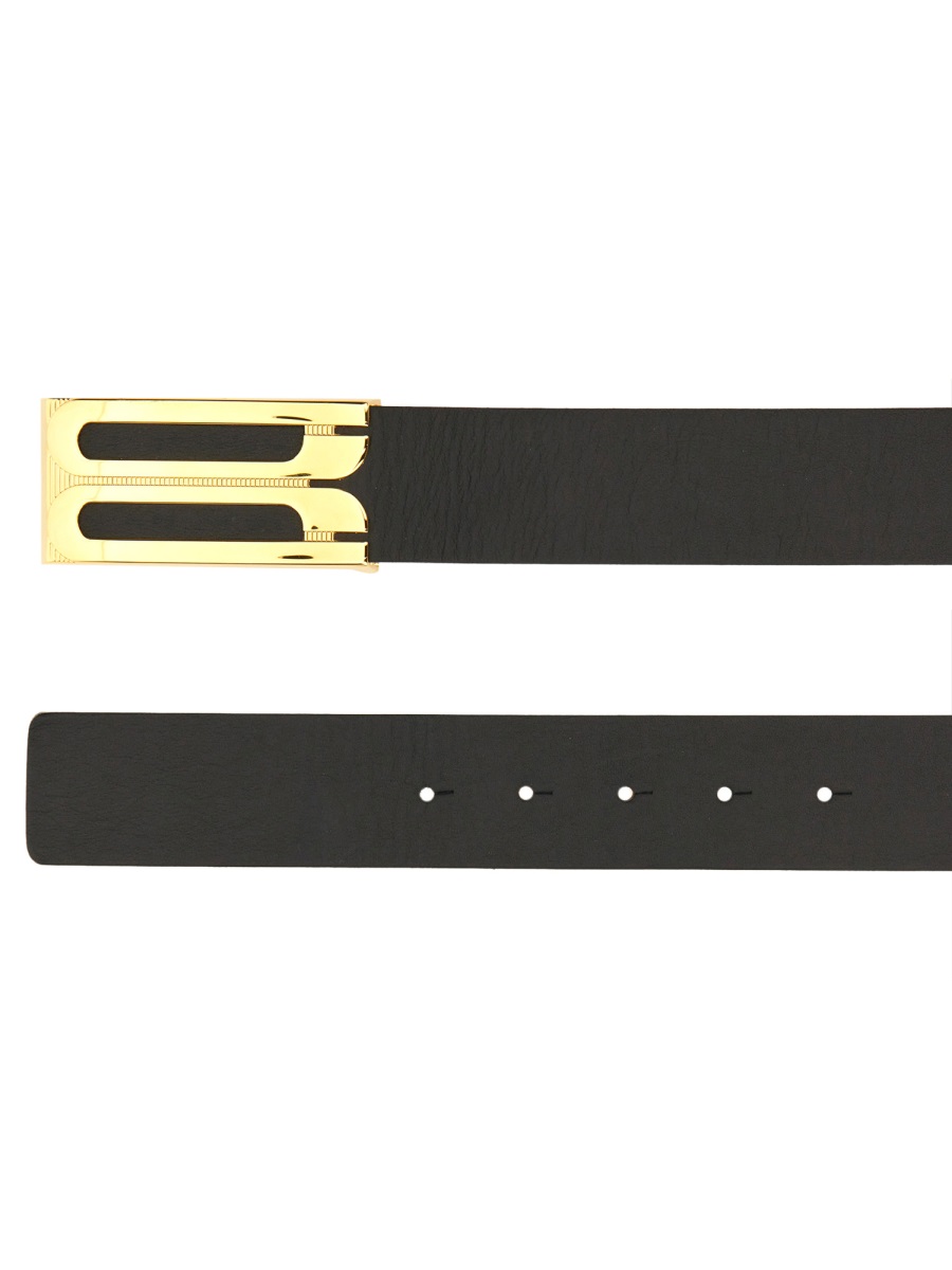 Victoria Beckham JUMBO FRAME BELT Zwart