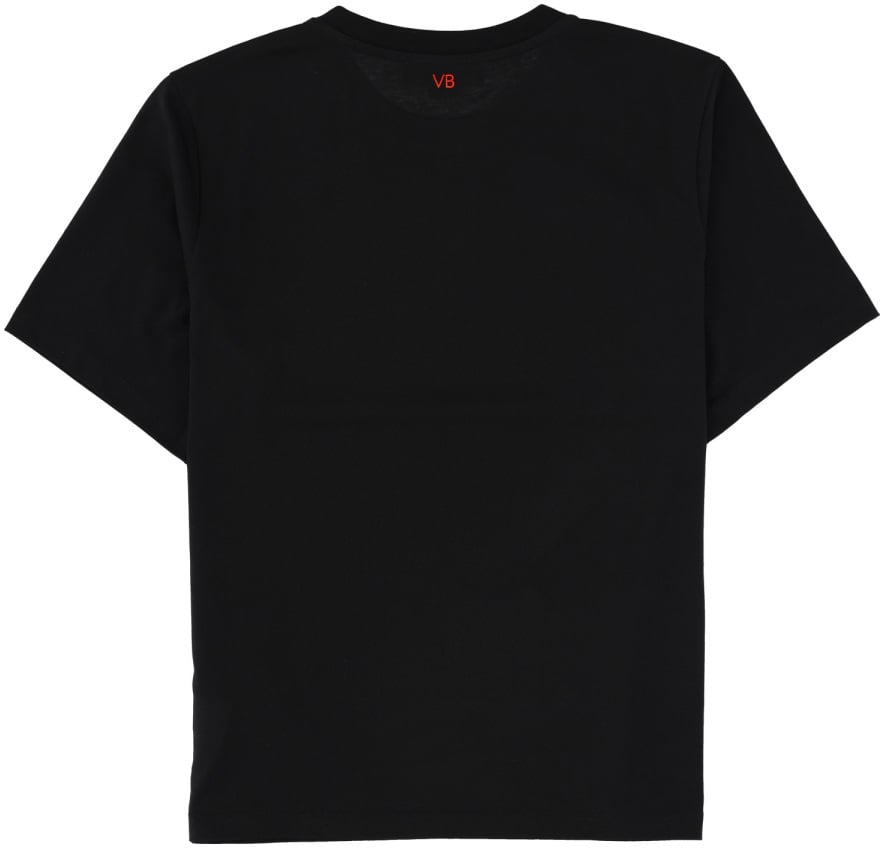 Victoria Beckham "WHO THE F*** IS VICTORIA BECKHAM" T-SHIRT. Zwart