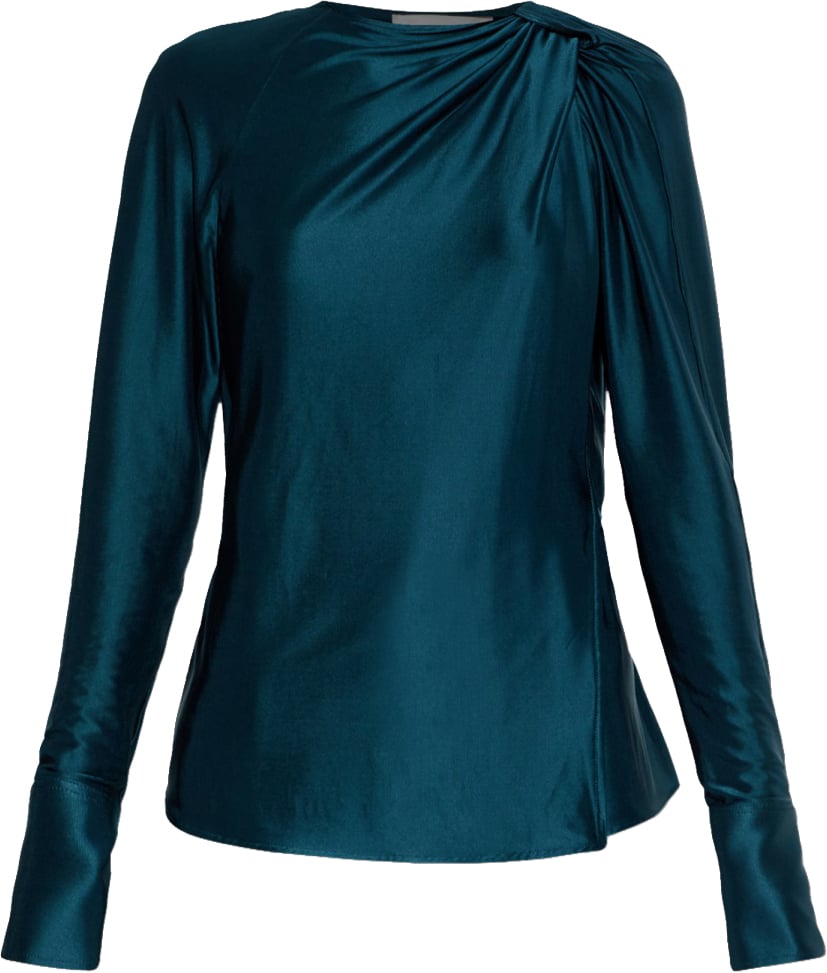 Victoria Beckham DRAPED BLOUSE Zwart