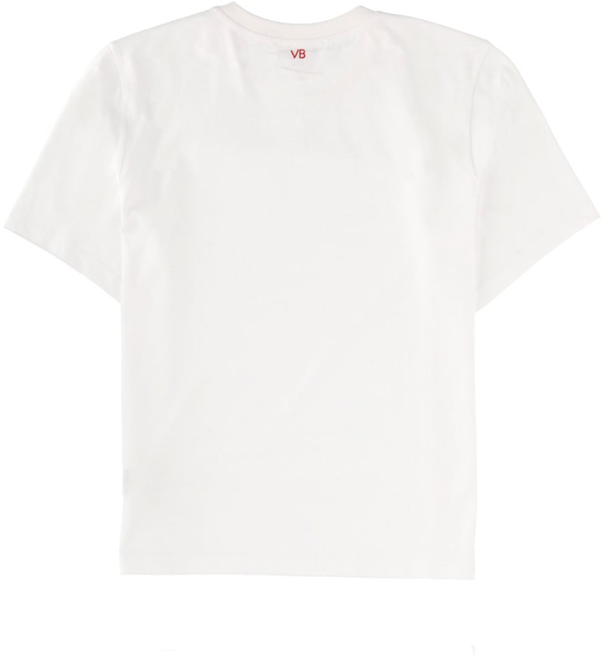 Victoria Beckham "ITS FINE, JUST STICK A FILTER ON IT" T-SHIRT Wit