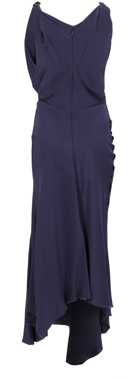 Victoria Beckham ABITO MIDI "POSY" Blauw
