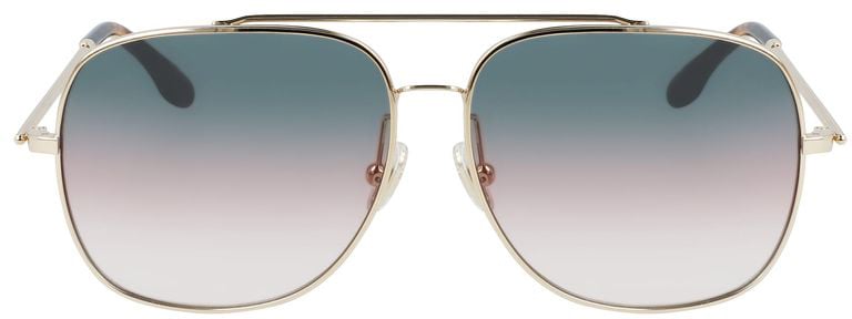 Victoria Beckham Gold Metal Sunglasses Goud