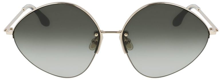 Victoria Beckham Gold Metal Sunglasses Goud