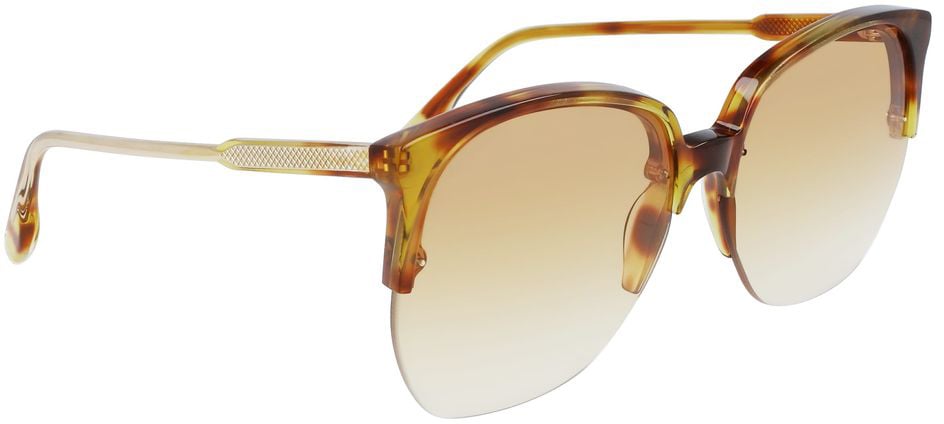 Victoria Beckham Brown Acetate Sunglasses Bruin