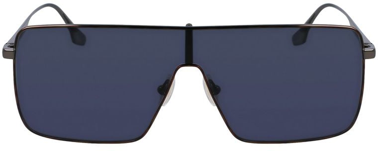 Victoria Beckham Gray Metal Sunglasses Grijs