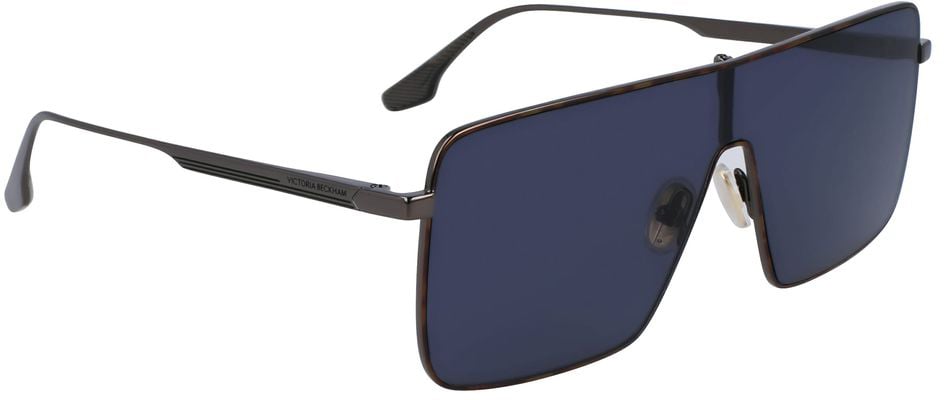 Victoria Beckham Gray Metal Sunglasses Grijs