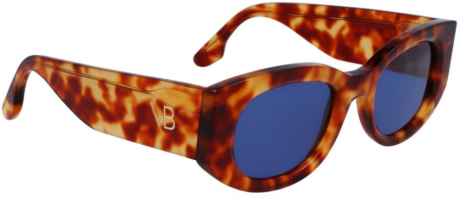Victoria Beckham Brown Acetate Sunglasses Bruin