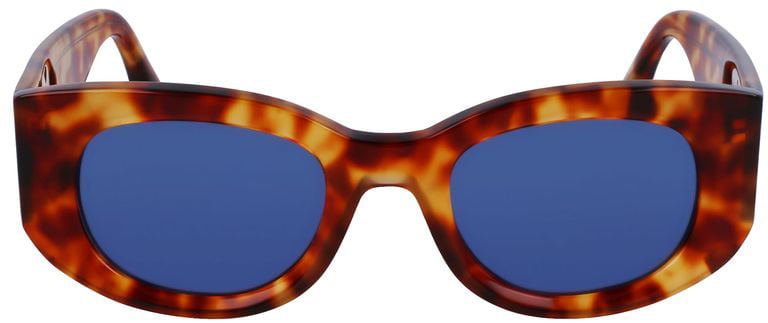 Victoria Beckham Brown Acetate Sunglasses Bruin