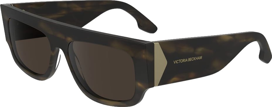 Victoria Beckham Brown Acetate Sunglasses Bruin