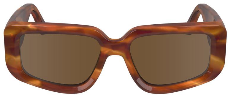 Victoria Beckham Brown Acetate Sunglasses Bruin