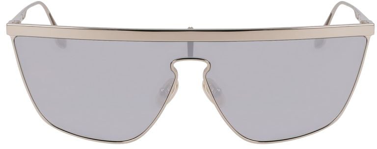 Victoria Beckham Gray Metal Sunglasses Grijs