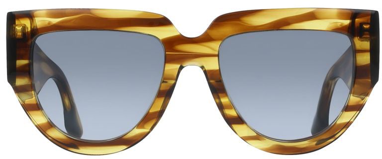 Victoria Beckham Brown Acetate Sunglasses Bruin