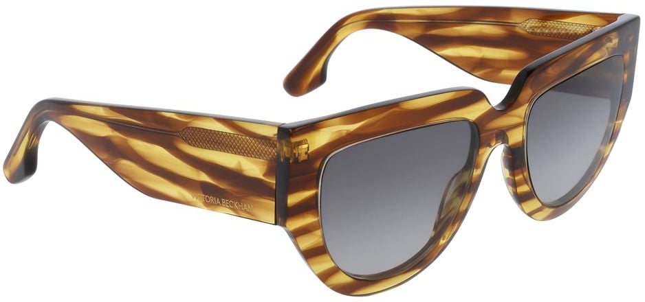 Victoria Beckham Brown Acetate Sunglasses Bruin