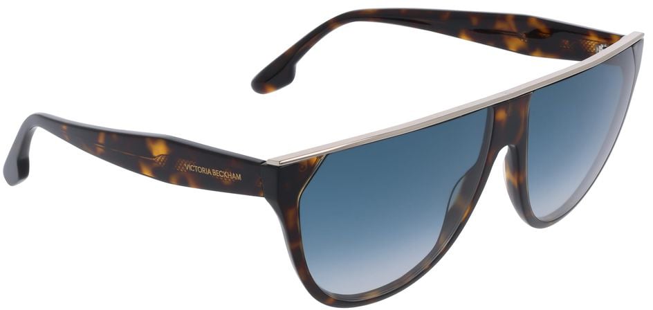Victoria Beckham Brown Acetate Sunglasses Bruin