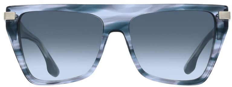 Victoria Beckham Gray Acetate Sunglasses Grijs