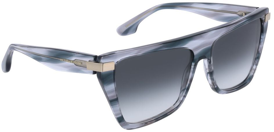 Victoria Beckham Gray Acetate Sunglasses Grijs
