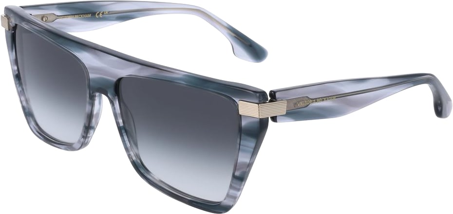 Victoria Beckham Gray Acetate Sunglasses Grijs
