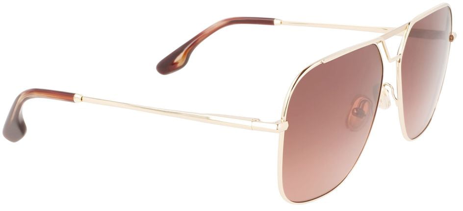 Victoria Beckham Gold Metal Sunglasses Goud
