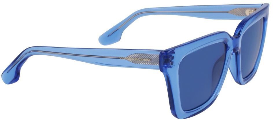 Victoria Beckham Blue Injected Sunglasses Blauw