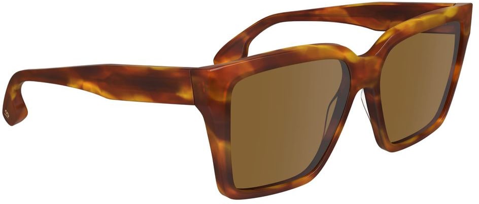 Victoria Beckham Brown Acetate Sunglasses Bruin