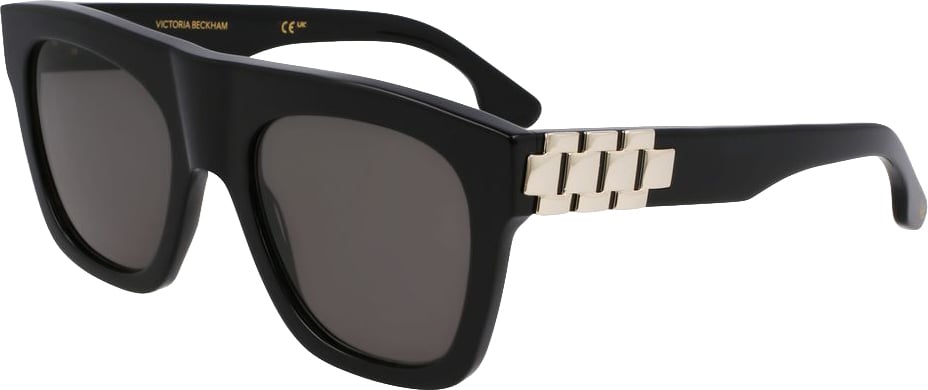 Victoria Beckham Black Acetate Sunglasses Zwart