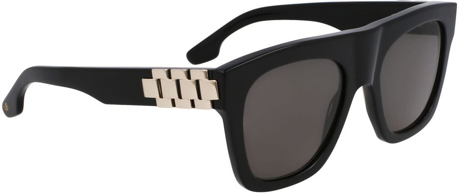 Victoria Beckham Black Acetate Sunglasses Zwart