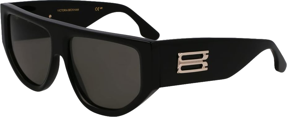 Victoria Beckham Black Acetate Sunglasses Zwart