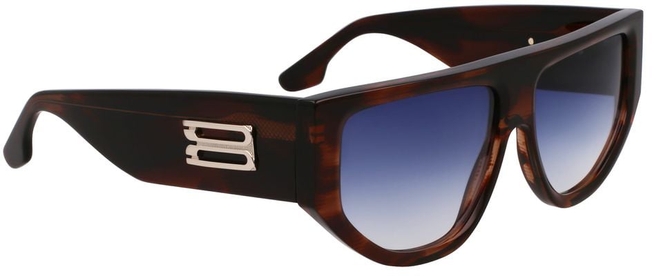 Victoria Beckham Brown Acetate Sunglasses Bruin