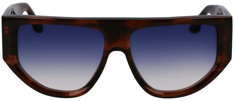 Victoria Beckham Brown Acetate Sunglasses Bruin