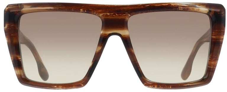Victoria Beckham Brown Acetate Sunglasses Bruin