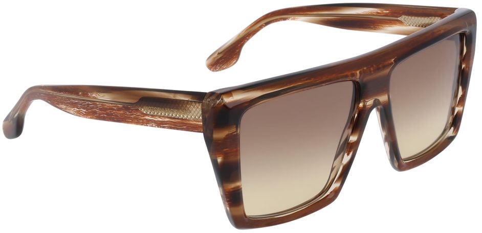 Victoria Beckham Brown Acetate Sunglasses Bruin