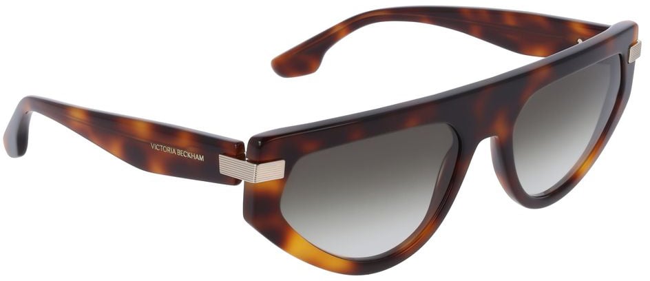 Victoria Beckham Brown Acetate Sunglasses Bruin