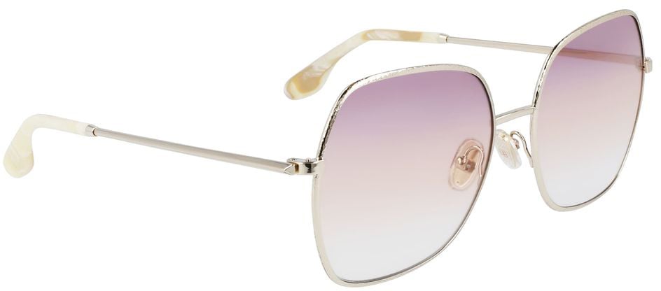 Victoria Beckham Gold Metal Sunglasses Goud