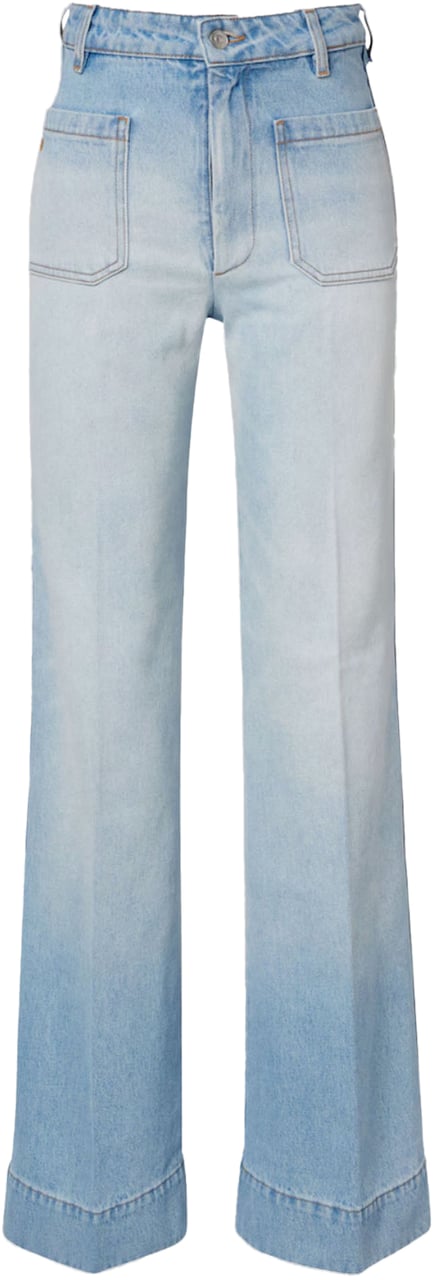 Victoria Beckham ALINA JEAN - REGULAR Heritage Blue Blauw