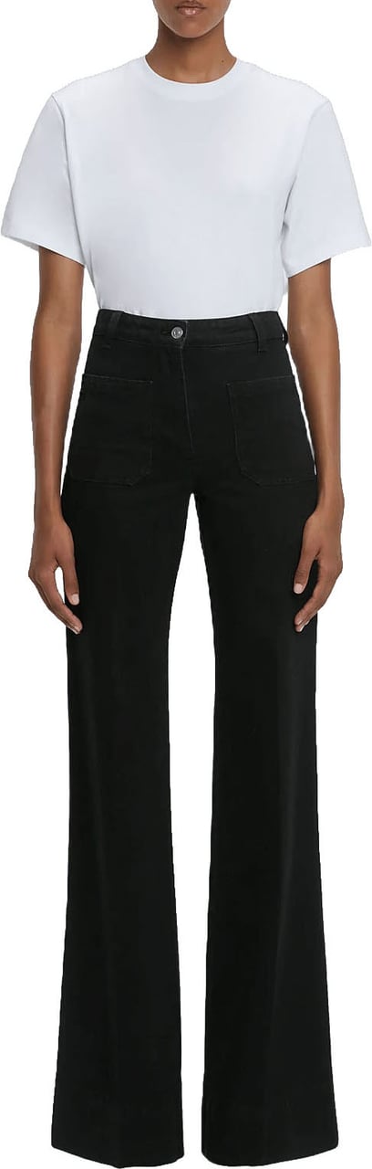 Victoria Beckham Alina Stretch Jeans Zwart