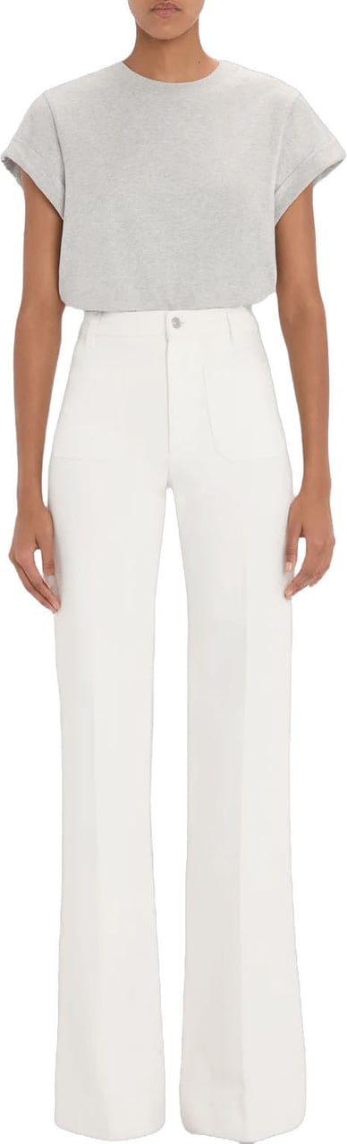 Victoria Beckham Alina Stretch Jeans Wit