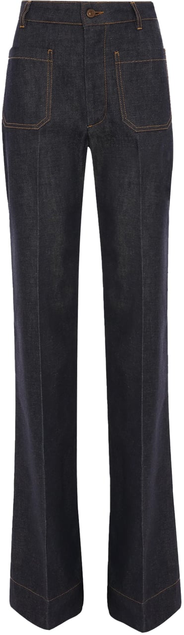 Victoria Beckham Alina Stretch Jeans Navy