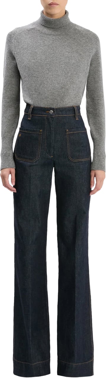 Victoria Beckham Alina Stretch Jeans Navy