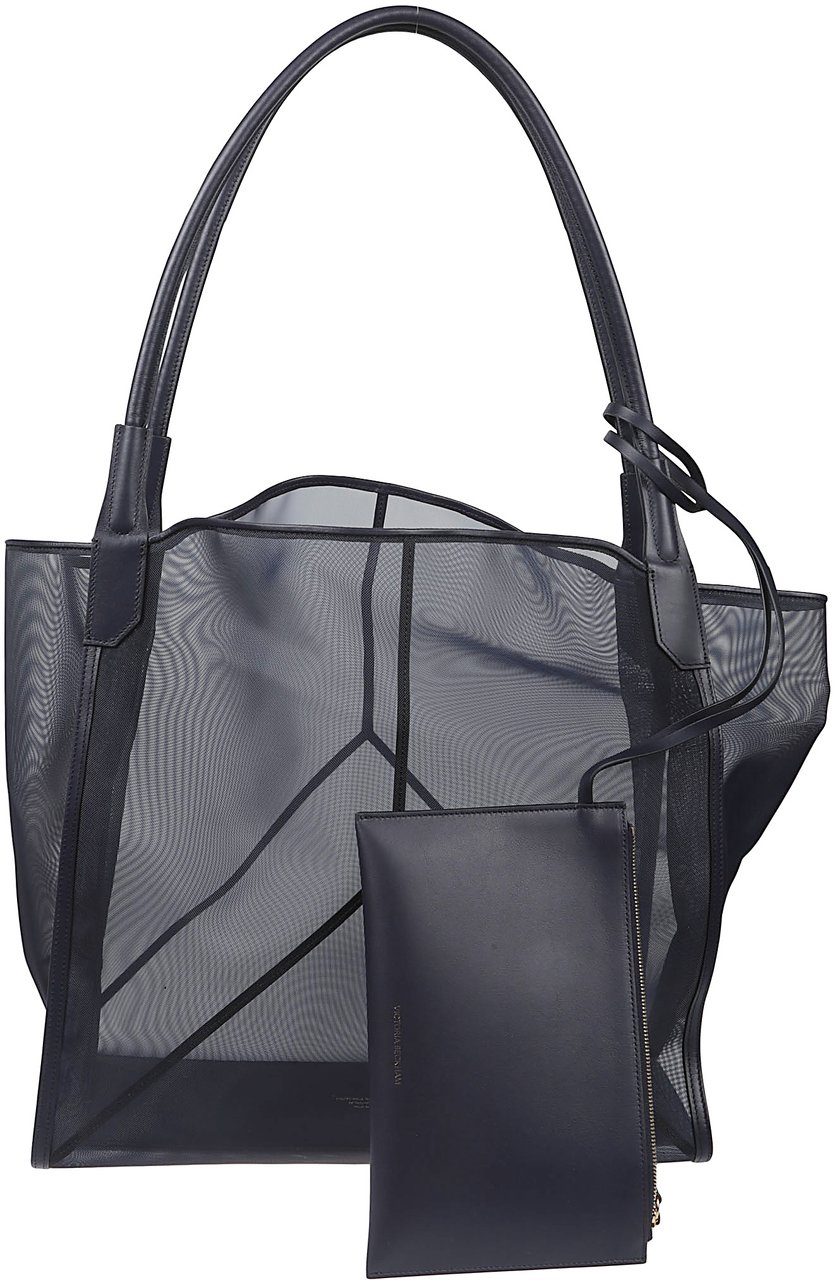 Victoria Beckham Large Victoria Tote Bag Blue Blauw